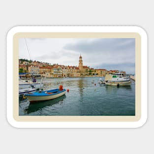 Sutivan, Harbour in Brac, Croatia Sticker